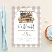 彼女は市場のブライダルシャワーを離れている 招待状