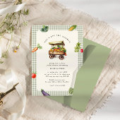 彼女は市場のブライダルシャワーを離れている 招待状