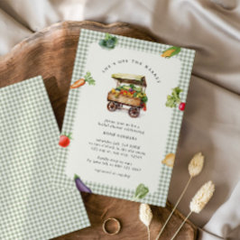 彼女は市場のブライダルシャワーを離れている 招待状