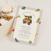 彼女は市場のブライダルシャワーを離れている 招待状