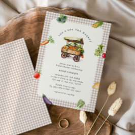 彼女は市場のブライダルシャワーを離れている 招待状