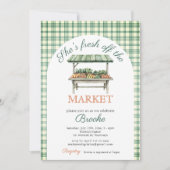彼女は市場の田舎のブライダルシャワーから出たばかりだ 招待状 (正面)
