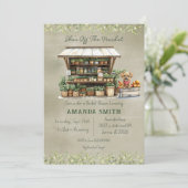彼女は市場の農場スタンドブライダルシャワーから離れている 招待状 (スタンド正面)