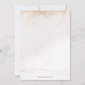 彼女は市場農家市場ブライダルシャワー 招待状 (裏面)