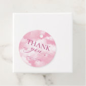 彼女は幸せいっぱいのピンクの感謝祭 フェイバータグ (インサイチュ)