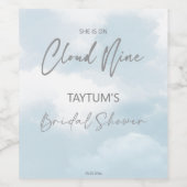 彼女は幸せの絶頂にいる ブライダルシャワーのラベル ワインラベル (シングルラベル)