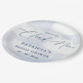 彼女は幸せの絶頂にいる 花嫁のシャワーパーティー ペーパープレート (アングル)