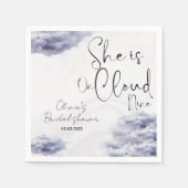 彼女は幸せの絶頂  ブライダルシャワーパーティ スタンダードカクテルナプキン (正面)