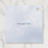 彼女は幸せの雲の上にいる ブライダルシャワー フェイバータグ (裏面)