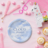 彼女は幸せの雲の上にいる ブライダルシャワー ペーパープレート (パーティー)