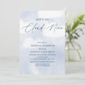 彼女は幸せの雲の上にいる ブライダルシャワー 招待状 (スタンド正面)
