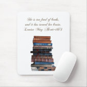 彼女は引用文2との本が余りに好きです マウスパッド (マウス)