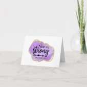 彼女は強いカー空白のドだ サンキューカード (正面)