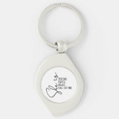 彼女は強い勇敢で激しいフルファイアのインスピレーションを与える キーホルダー (正面)