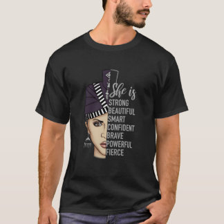 彼女は強い美しいフモン Tシャツ