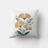 彼女は強い詩編ボホクリスチャン感動的T クッション (裏面)