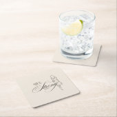 彼女は強い諺である31:25 スクエアペーパーコースター (インサイチュ)