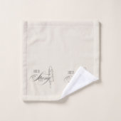 彼女は強い諺である31:25 バスタオルセット (ウォッシュタオル)