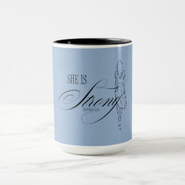 彼女は強い諺である31:25 マグカップ