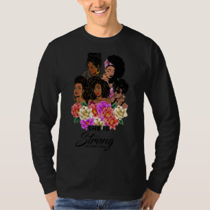 彼女は強い黒人女性バイブルMeline Christian Tシャツ