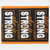 彼女は強い…RSD フリースブランケット (正面(横))