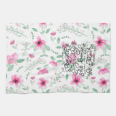 彼女は強さおよび威厳と着ます キッチンタオル (横)