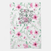 彼女は強さおよび威厳と着ます キッチンタオル (縦)