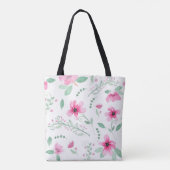 彼女は強さおよび威厳と着ます トートバッグ (裏面)