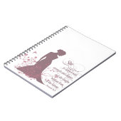 "彼女は強さおよび威厳"ジャーナルで着ます ノートブック (左側)