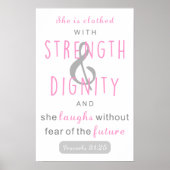 彼女は強さと尊厳の諺を着ている31 ポスター (正面)