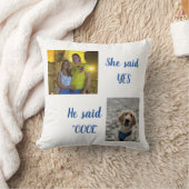 彼女は彼が装飾用クッションと言った クッション (ブランケット)