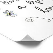 彼女は彼女が愛した人生を設計 – やる気を起こさせる引用文 ポスター (角)