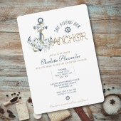 彼女は彼女のいかり航海のブライダルシャワー招待状を見つけた 招待状