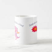 彼女は彼女のための激しいドラゴンのマグの感動的なマグです コーヒーマグカップ (中央)