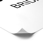 彼女は彼女のスクイーズブライダルシャワーウェルカムサインを見つけた ポスター (角)