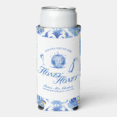 彼女は彼女のハニーハニーブルーギリシャバチェロレッテを見つけた スリム缶クーラー (Seltzer正面)