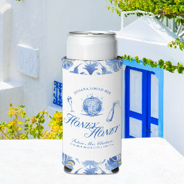 彼女は彼女のハニーハニーブルーギリシャバチェロレッテを見つけた スリム缶クーラー