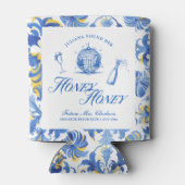 彼女は彼女のハニーハニーブルーギリシャバチェロレッテを見つけた 缶クーラー (裏面)