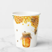 彼女は彼女のハニーブライダルシャワーを見つけた 紙コップ (裏面)