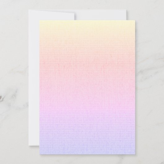 彼女は彼女のブパステルハロウィーンブライダルシャワーを見つけた 招待状 (裏面)