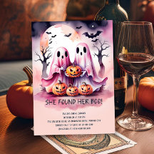 彼女は彼女のブピンクの幽霊ブライダルシャワー