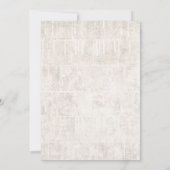 彼女は彼女のブーフローラハロウィンブライダルシャワーを見つけた 招待状 (裏面)