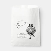 彼女は彼女のブー幽霊フローラブライダルシャワーを見つけた フェイバーバッグ (正面)