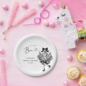 彼女は彼女のブー幽霊フローラブライダルシャワーを見つけた ペーパープレート (パーティー)