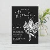 彼女は彼女のブー幽霊フローラブライダルシャワーを見つけた 招待状 (スタンド正面)