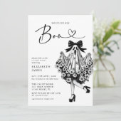 彼女は彼女のブー幽霊フローラブライダルシャワーを見つけた 招待状 (スタンド正面)