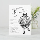 彼女は彼女のブー幽霊フローラブライダルシャワーを見つけた 招待状 (スタンド正面)