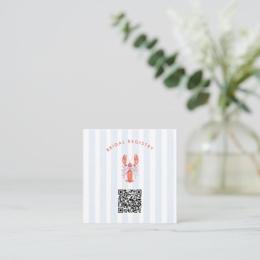 彼女は彼女のメイン絞りブライダルシャワーを見つけた エンクロージャーカード (スタンド正面)