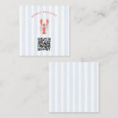 彼女は彼女のメイン絞りブライダルシャワーを見つけた エンクロージャーカード (正面/裏面)