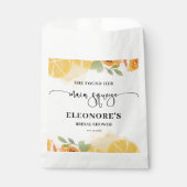 彼女は彼女のメイン絞りブライダルシャワーを見つけた フェイバーバッグ (正面)